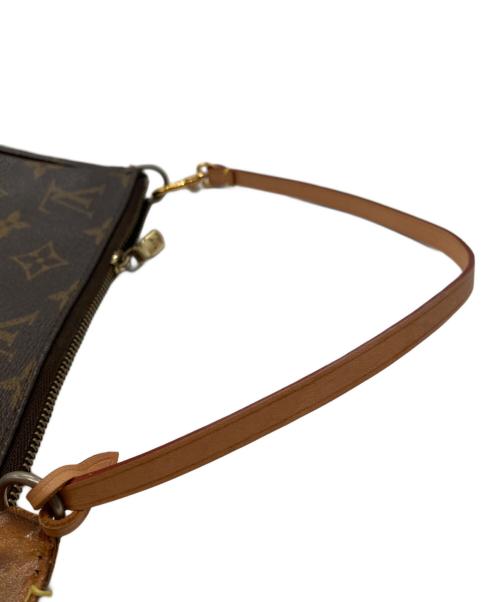 LOUIS VUITTON（ルイ ヴィトン）LOUIS VUITTON (ルイ ヴィトン) ハンドポーチ ブラウンの古着・服飾アイテム