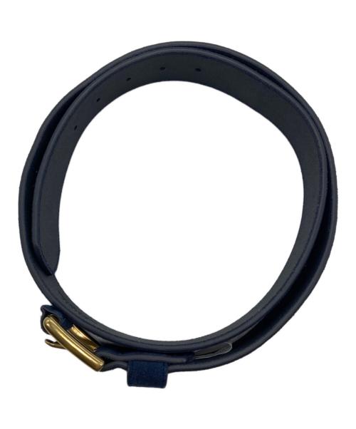 POLO RALPH LAUREN（ポロ・ラルフローレン）POLO RALPH LAUREN (ポロ・ラルフローレン) スエードレザーベルト ネイビーの古着・服飾アイテム