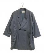 RIPPLES-）の古着「カシミヤコート」｜スカイブルー