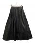 LANVIN en Bleu (ランバンオンブルー) エコレザースカート ブラック サイズ:-：4000円