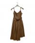 Diagram（ダイアグラム）の古着「エコレザーワンピース」｜ブラウン