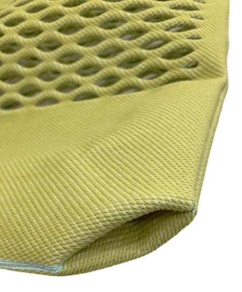 GOOD GOODS ISSEY MIYAKE（グッドグッズ イッセイミヤケ）GOOD GOODS ISSEY MIYAKE (グッドグッズ イッセイミヤケ) MOKKOハンドバッグ 黄緑の古着・服飾アイテム