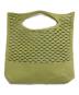 GOOD GOODS ISSEY MIYAKE（グッドグッズ イッセイミヤケ）の古着「MOKKOハンドバッグ」｜黄緑