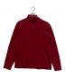 POLO RALPH LAUREN（ポロ・ラルフローレン）の古着「ハーフジップニット」｜レッド
