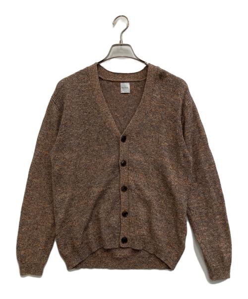 PAUL SMITH（ポールスミス）Paul Smith (ポールスミス) リネンブレンドカーディガン ブラウン サイズ:Mの古着・服飾アイテム