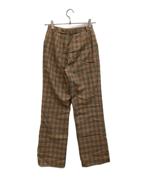 BURBERRY GOLF（バーバリーゴルフ）BURBERRY GOLF (バーバリーゴルフ) チェックパンツ ブラウン サイズ:7の古着・服飾アイテム