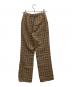 BURBERRY GOLF (バーバリーゴルフ) チェックパンツ ブラウン サイズ:7：4000円