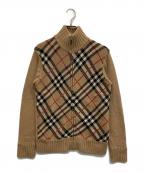 BURBERRY GOLFバーバリーゴルフ）の古着「ドライバースニット」｜ブラウン