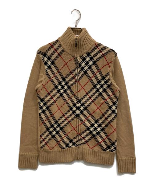 BURBERRY GOLF（バーバリーゴルフ）BURBERRY GOLF (バーバリーゴルフ) ドライバースニット ブラウン サイズ:Mの古着・服飾アイテム