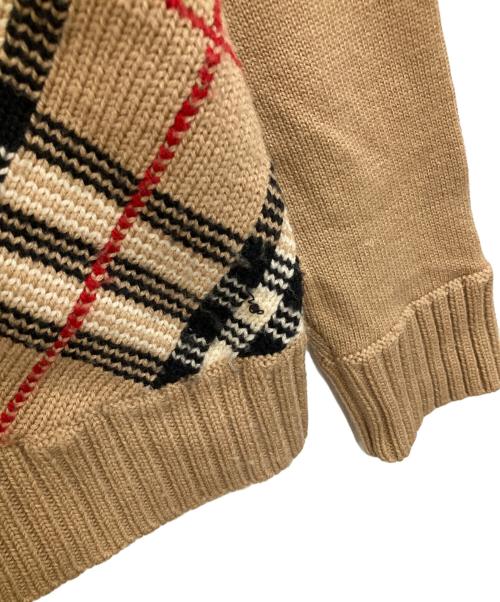 BURBERRY GOLF（バーバリーゴルフ）BURBERRY GOLF (バーバリーゴルフ) ドライバースニット ブラウン サイズ:Mの古着・服飾アイテム