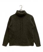 PAUL SMITHポールスミス）の古着「メランジタートルネックニット」｜ブラウン