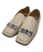 sergio rossiセルジオロッシ）の古着「フラットパンプス」｜アイボリー