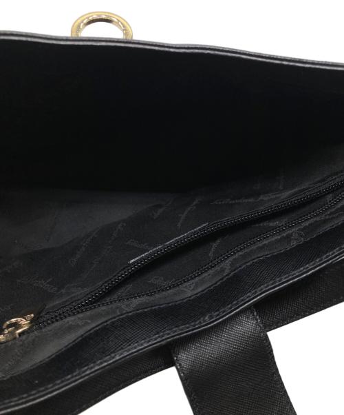 Salvatore Ferragamo（サルヴァトーレ フェラガモ）Salvatore Ferragamo (サルヴァトーレ フェラガモ) ガンチーニハンドバッグ ブラックの古着・服飾アイテム
