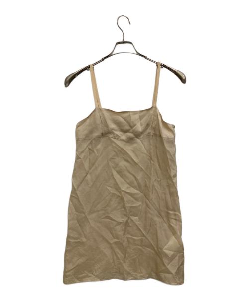 sacai（サカイ）sacai (サカイ) ノースリーブ ロングワンピース ベージュ サイズ:1の古着・服飾アイテム