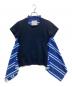 sacai（サカイ）の古着「切替半袖カットソー」｜ネイビー