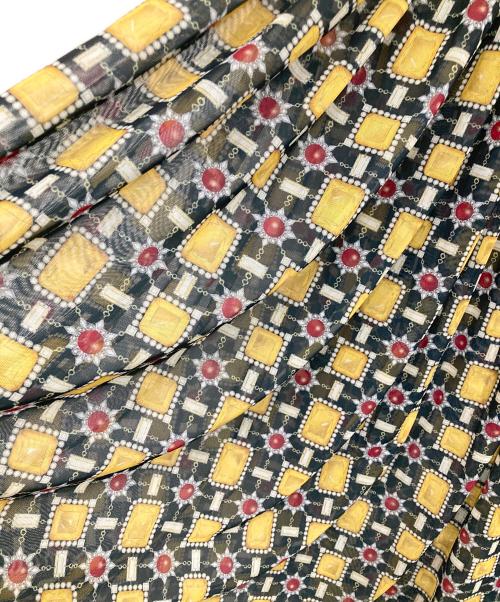 wacoal dia（ワコールディア）wacoal dia (ワコールディア) 総柄スカート イエロー サイズ:Mの古着・服飾アイテム