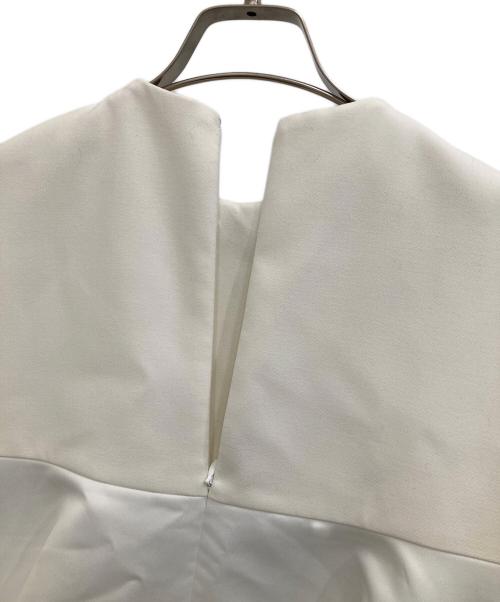 YOKO CHAN（ヨーコチャン）YOKO CHAN (ヨーコチャン) パールブラウス ホワイト サイズ:38の古着・服飾アイテム