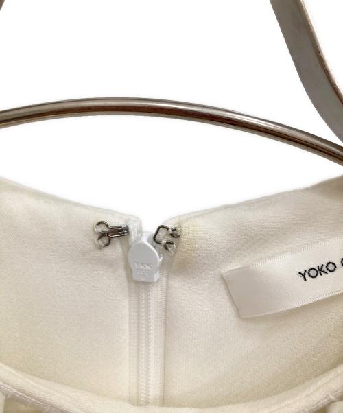 YOKO CHAN（ヨーコチャン）YOKO CHAN (ヨーコチャン) パールブラウス ホワイト サイズ:38の古着・服飾アイテム