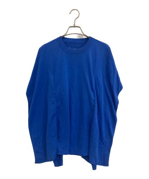 Maison Martin Margiela（メゾンマルタンマルジェラ）Maison Martin Margiela (メゾンマルタンマルジェラ) ノースリーブニット ブルー サイズ:ＸＳの古着・服飾アイテム