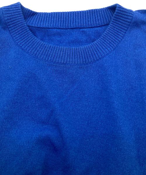 Maison Martin Margiela（メゾンマルタンマルジェラ）Maison Martin Margiela (メゾンマルタンマルジェラ) ノースリーブニット ブルー サイズ:ＸＳの古着・服飾アイテム