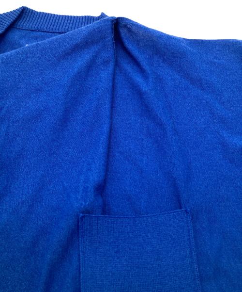 Maison Martin Margiela（メゾンマルタンマルジェラ）Maison Martin Margiela (メゾンマルタンマルジェラ) ノースリーブニット ブルー サイズ:ＸＳの古着・服飾アイテム