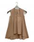 YOKO CHAN（ヨーコチャン）の古着「パールスリットラインブラウス」｜ベージュ