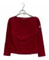 BORDERS AT BALCONY（ボーダーズアットバルコニー）の古着「ウールカットソー」｜レッド