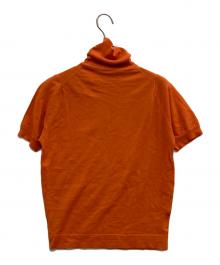 JOHN SMEDLEY（ジョンスメドレー）の古着「ウールニット」｜オレンジ