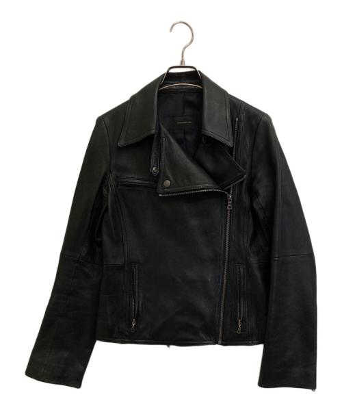 TOMORROW LAND（トゥモローランド）TOMORROW LAND (トゥモローランド) セミベジタブルレザー サックジャケット ブラック サイズ:-の古着・服飾アイテム