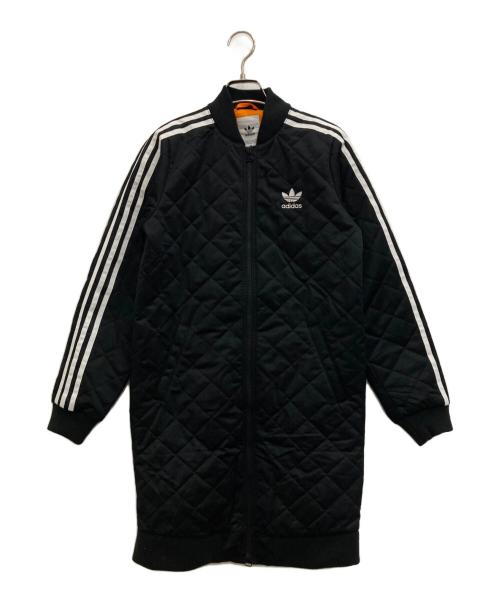 adidas（アディダス）adidas (アディダス) LONG BOMBER JACKET ブラック サイズ:Mの古着・服飾アイテム