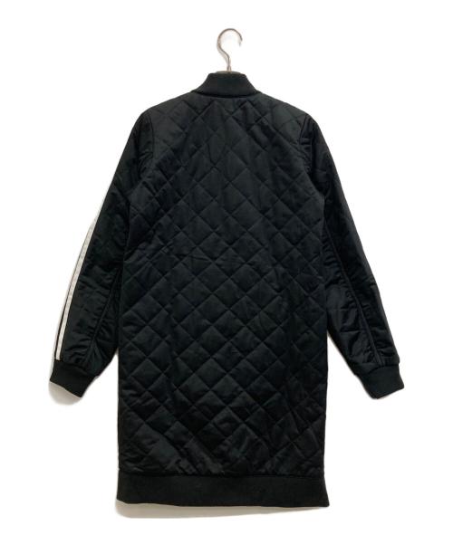 adidas（アディダス）adidas (アディダス) LONG BOMBER JACKET ブラック サイズ:Mの古着・服飾アイテム