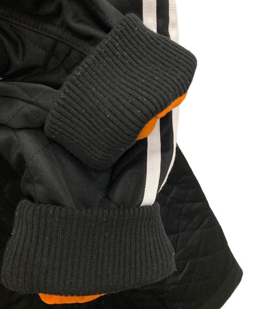 adidas（アディダス）adidas (アディダス) LONG BOMBER JACKET ブラック サイズ:Mの古着・服飾アイテム