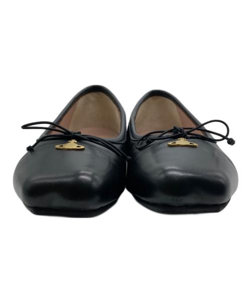 Vivienne Westwood（ヴィヴィアンウエストウッド）Vivienne Westwood (ヴィヴィアンウエストウッド) Brigitte Ballet Flat ブラック サイズ:38の古着・服飾アイテム