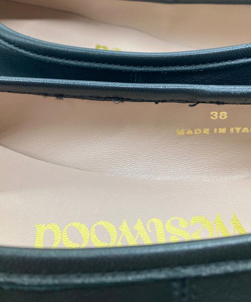 Vivienne Westwood（ヴィヴィアンウエストウッド）Vivienne Westwood (ヴィヴィアンウエストウッド) Brigitte Ballet Flat ブラック サイズ:38の古着・服飾アイテム