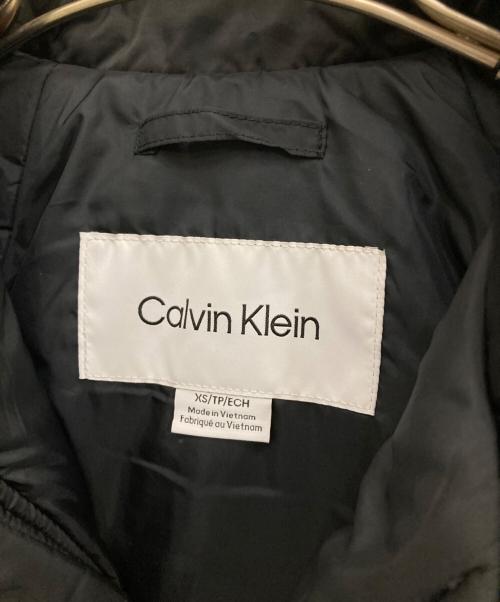 Calvin Klein（カルバンクライン）Calvin Klein (カルバンクライン) 中綿ジャケット ブラック サイズ:ＸＳの古着・服飾アイテム