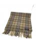 Burberry's（バーバリーズ）の古着「チェックマフラー」｜オリーブ