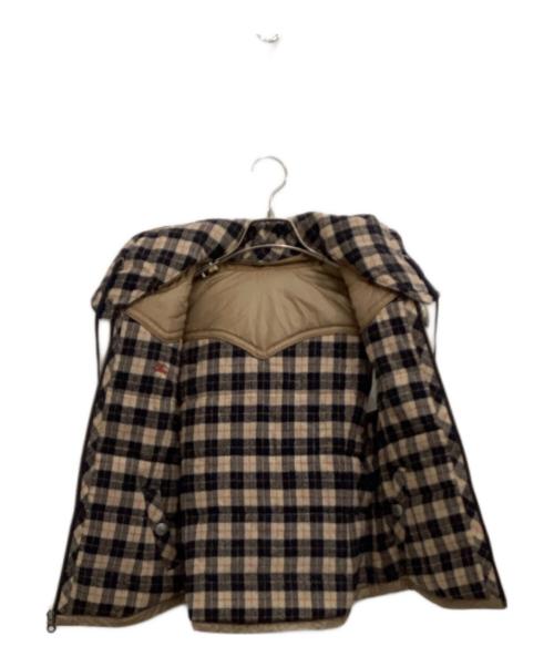 BURBERRY BLUE LABEL（バーバリーロンドンブルーレーベル）BURBERRY BLUE LABEL (バーバリーロンドンブルーレーベル) 中綿リバーシブルベスト ベージュ サイズ:Lの古着・服飾アイテム