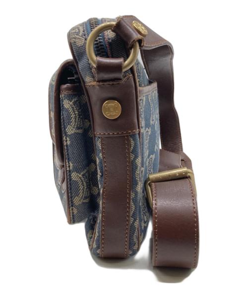 CELINE（セリーヌ）CELINE (セリーヌ) マカダムデニムショルダーバッグ インディゴの古着・服飾アイテム