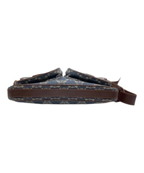 CELINE（セリーヌ）CELINE (セリーヌ) マカダムデニムショルダーバッグ インディゴの古着・服飾アイテム