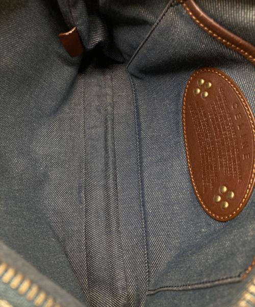 CELINE（セリーヌ）CELINE (セリーヌ) マカダムデニムショルダーバッグ インディゴの古着・服飾アイテム