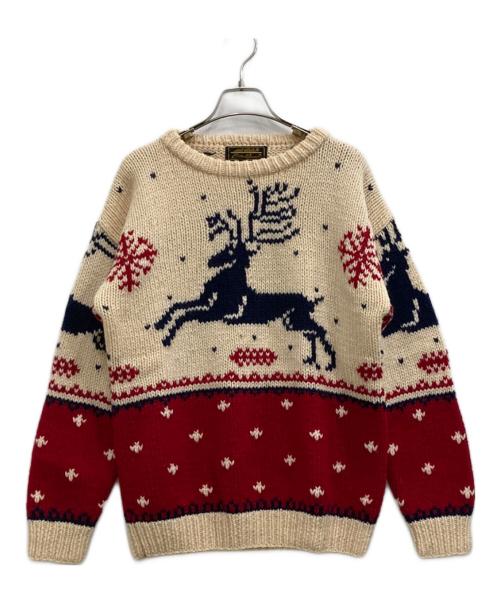 Eddie Bauer（エディーバウアー）Eddie Bauer (エディーバウアー) ニット ベージュ サイズ:Fの古着・服飾アイテム