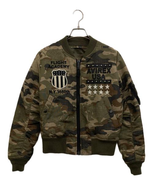 AVIREX（アヴィレックス）AVIREX (アヴィレックス) MA-1ブルゾン オリーブ サイズ:-の古着・服飾アイテム