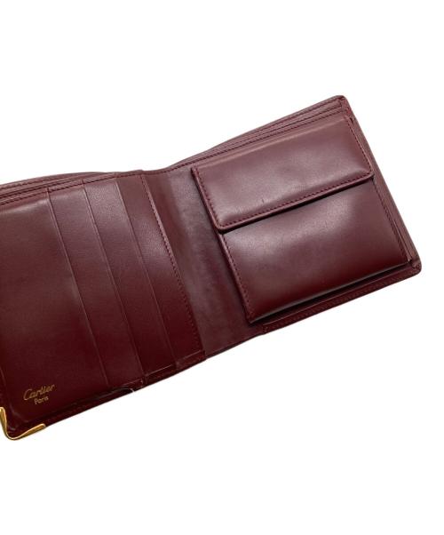 Cartier（カルティエ）Cartier (カルティエ) 2つ折り財布 レッドの古着・服飾アイテム