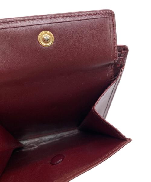 Cartier（カルティエ）Cartier (カルティエ) 2つ折り財布 レッドの古着・服飾アイテム