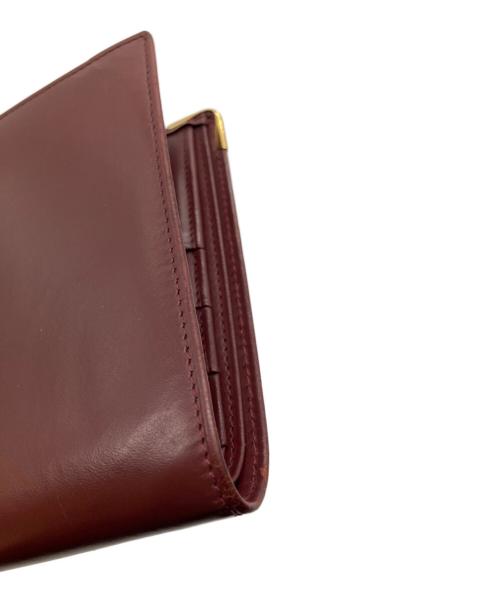 Cartier（カルティエ）Cartier (カルティエ) 2つ折り財布 レッドの古着・服飾アイテム