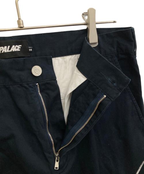 PALACE（パレス）PALACE (パレス) 刺繍パンツ ネイビー サイズ:34の古着・服飾アイテム