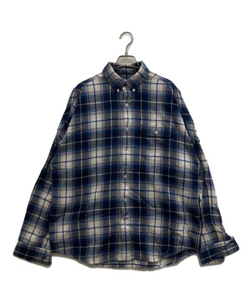 PALACE（パレス）PALACE (パレス) チェックシャツ ブルー サイズ:Lの古着・服飾アイテム