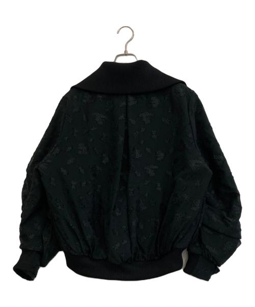 Lily Brown（リリーブラウン）Lily Brown (リリーブラウン) 花柄ジャケット ブラック サイズ:Fの古着・服飾アイテム