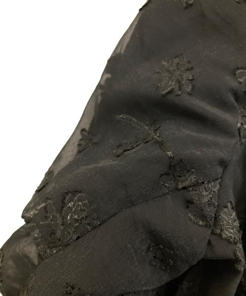 Lily Brown（リリーブラウン）Lily Brown (リリーブラウン) 花柄ジャケット ブラック サイズ:Fの古着・服飾アイテム