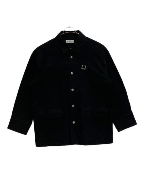 ADRER（アドラー）ADRER (アドラー) デニムジャケット ブラック サイズ:Mの古着・服飾アイテム